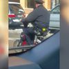 Driving Cops Take Video Of Crashing Cop On Confiscated E-Bike